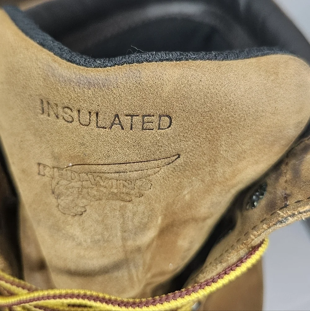 Red Wing 2219 Roughneck Waterproof Insulated Safety Toe Boots Men’s Size 12 Wide